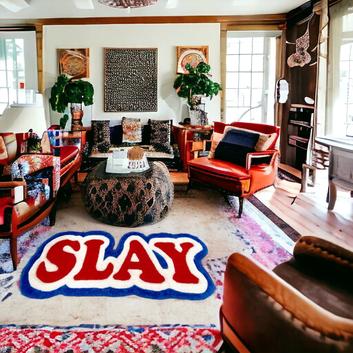SLAY Color Block Rug